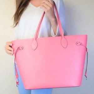 Authentic Louis Vuitton Light Pink Tote Open Tote perfect for Beach